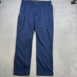 Under Armour Men's The Showdown Pant Navy Blue Golf Chino Straight Fit 38x31